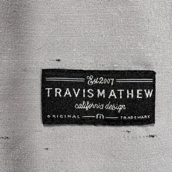 TravisMathew Annual Leave Hoodie Men’s L Heather Grey Performance Full Zip - Picture 4 of 12